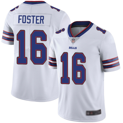 Men Buffalo Bills 16 Robert Foster White Vapor Untouchable Limited Player NFL Jersey